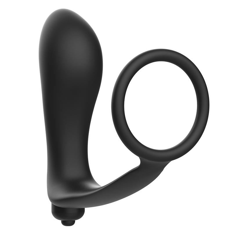 ADDICTED TOYS - PLUG ANALE VIBRADOR MET ANILLO PENE