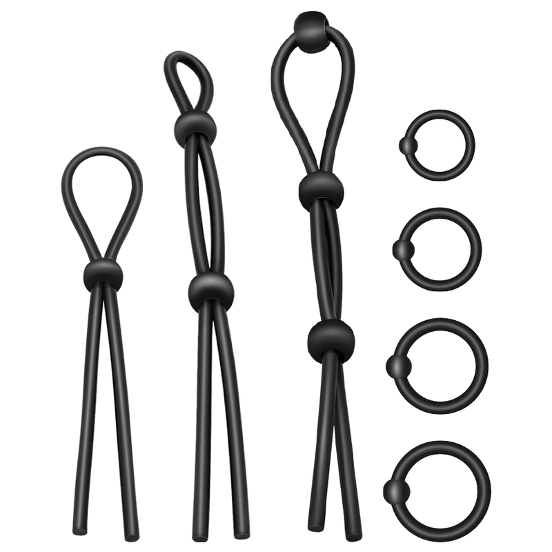 ADDICTED TOYS - KIT OF 7 FLEXIBLE SILICONA ANILLAS