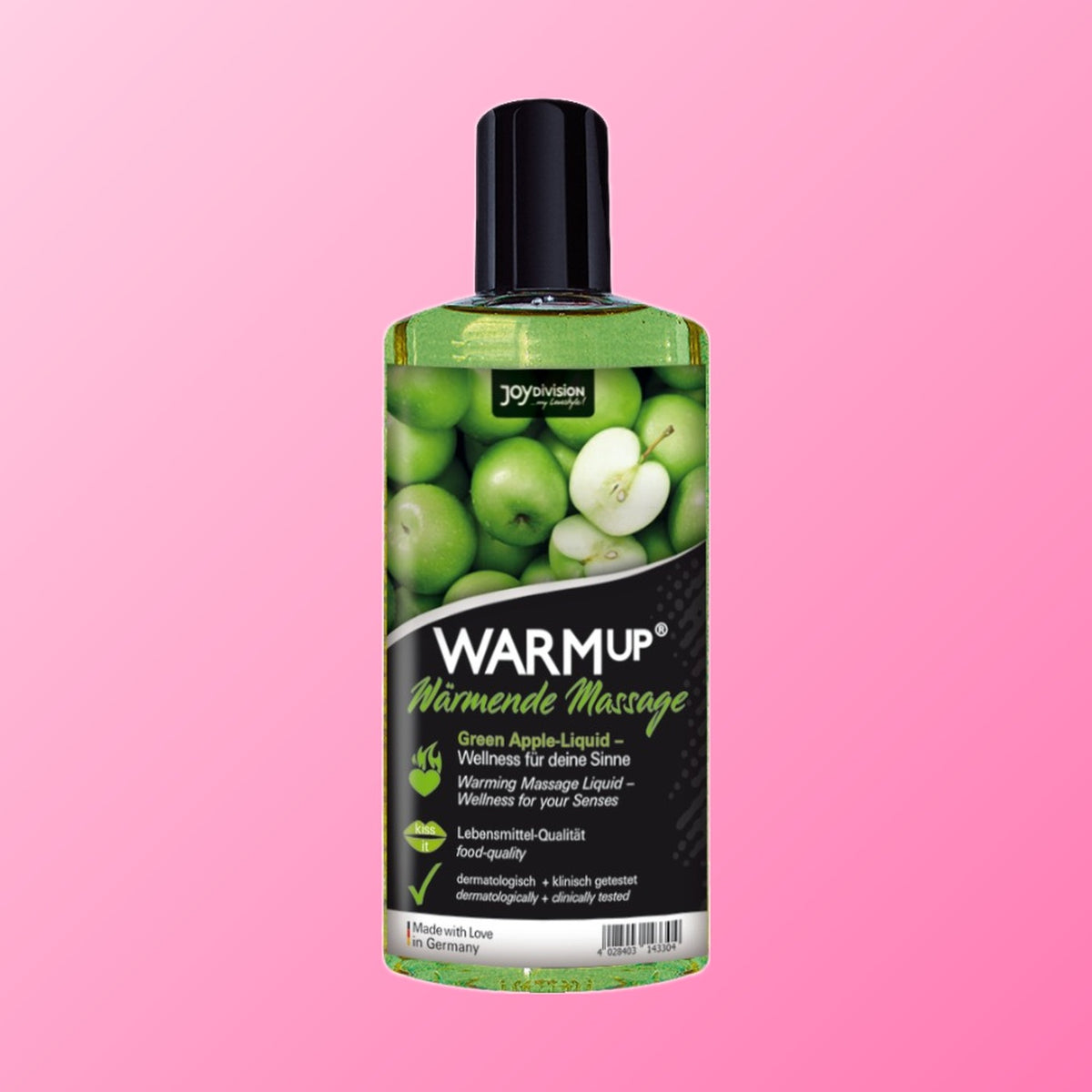 Joydivision Warmup – Huile de massage pomme verte - 150 ml