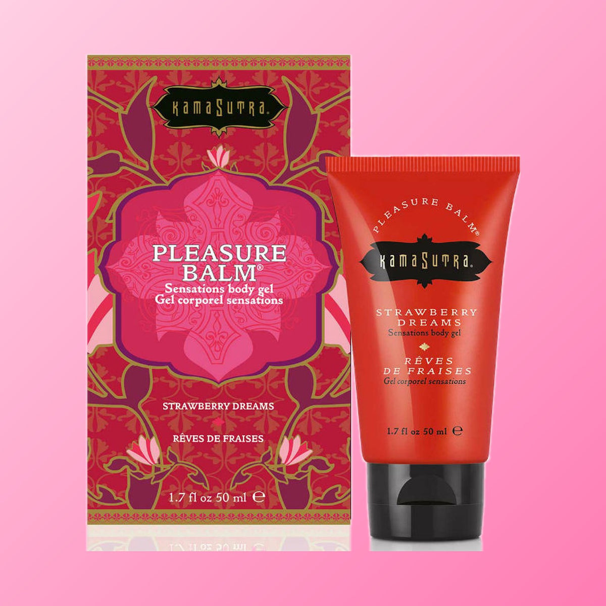 Kamasutra – Baume de plaisir stimulant saveur rêves de fraise 50ml