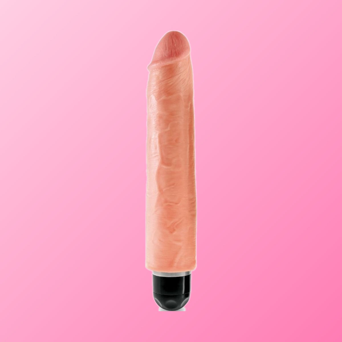 King Cock – Vibrateur rigide réaliste 25.4 cm naturel