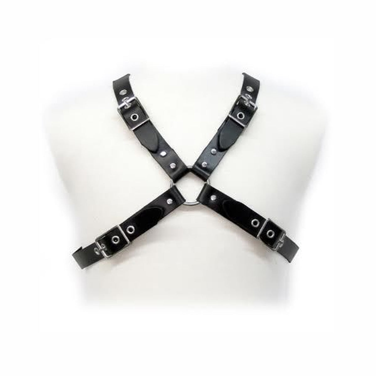 Harnais En Cuir Pour Hommes – Boucle noire