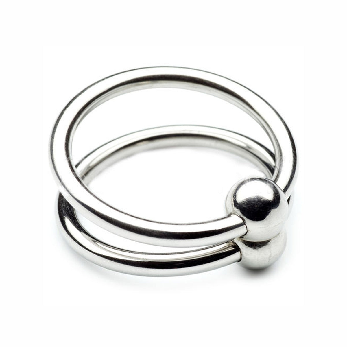 Metal Hard – Double anneau de gland, cockring 28 mm