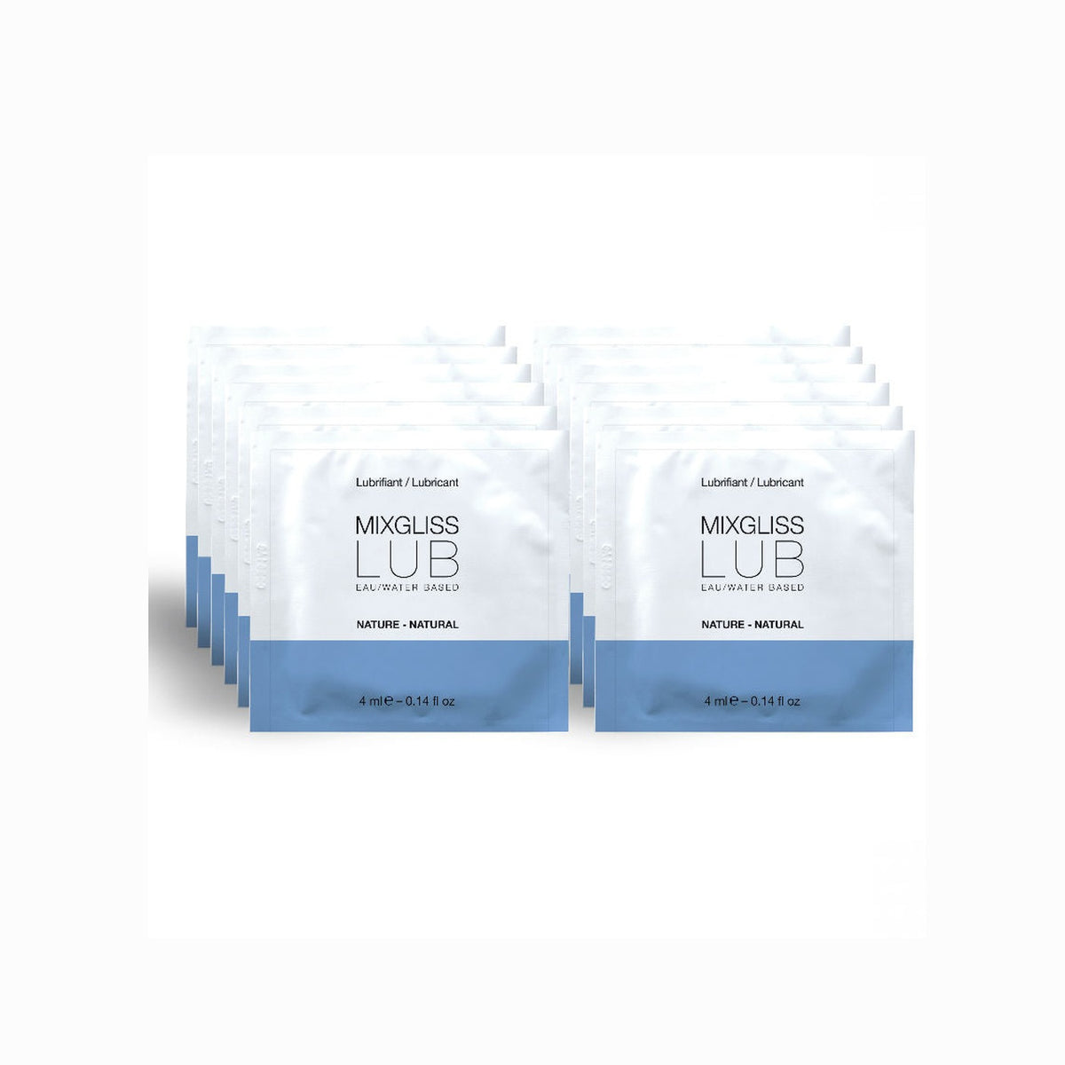 Mixgliss – Lubrifiant naturel base d'eau 12 unidose 4 ml