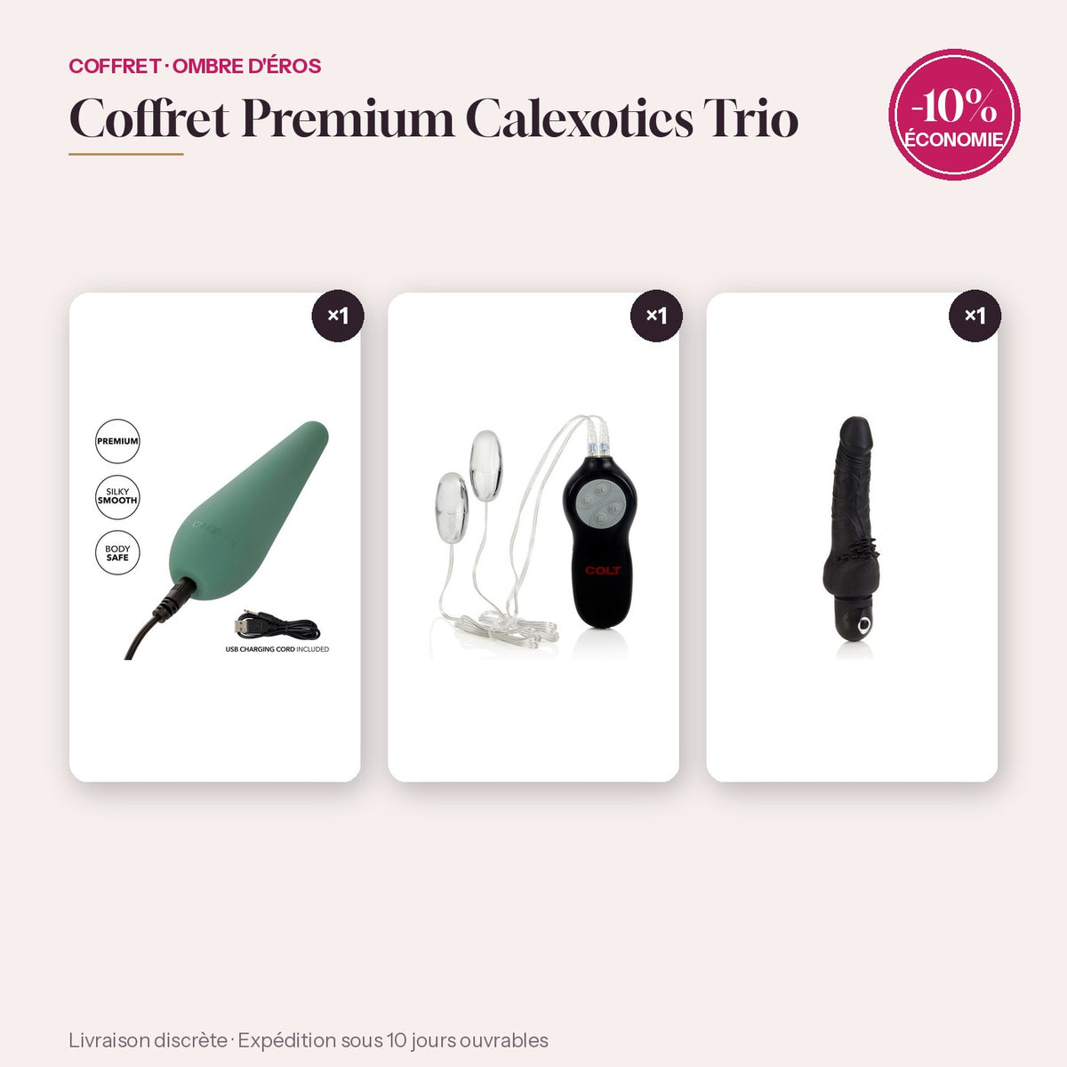 Coffret Premium Calexotics Trio (-10%)
