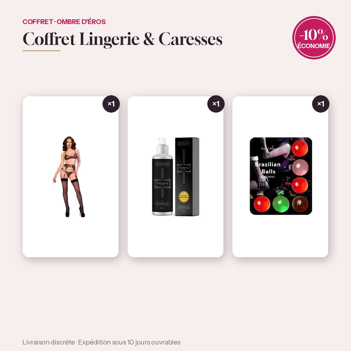 Coffret Lingerie & Caresses (-10%)