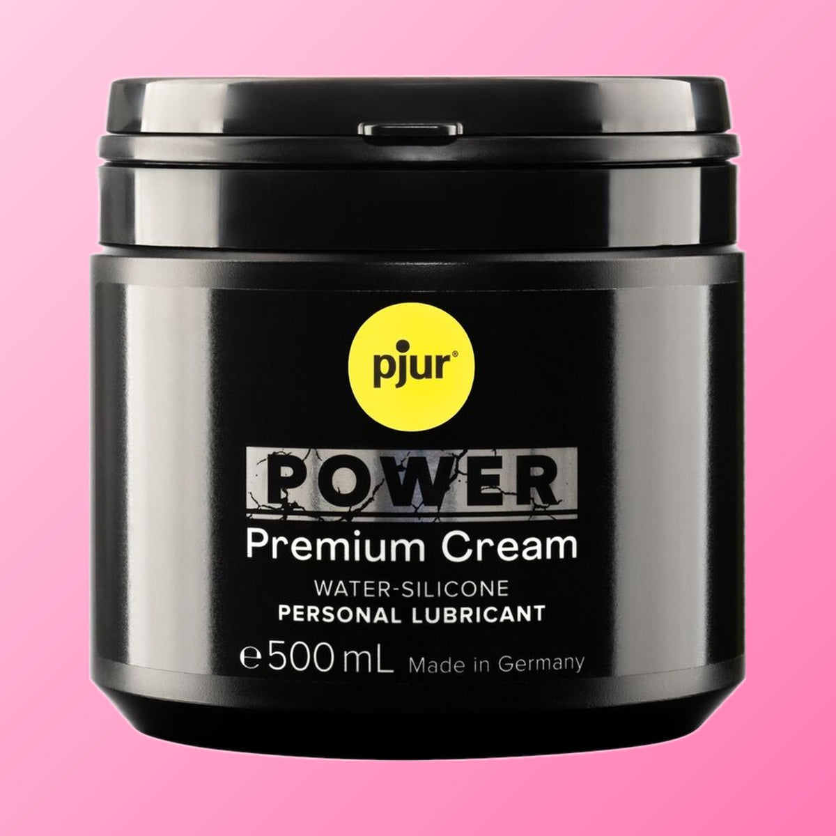 Pjur – Power Premium, lubrifiant crème longue durée (500 ml)