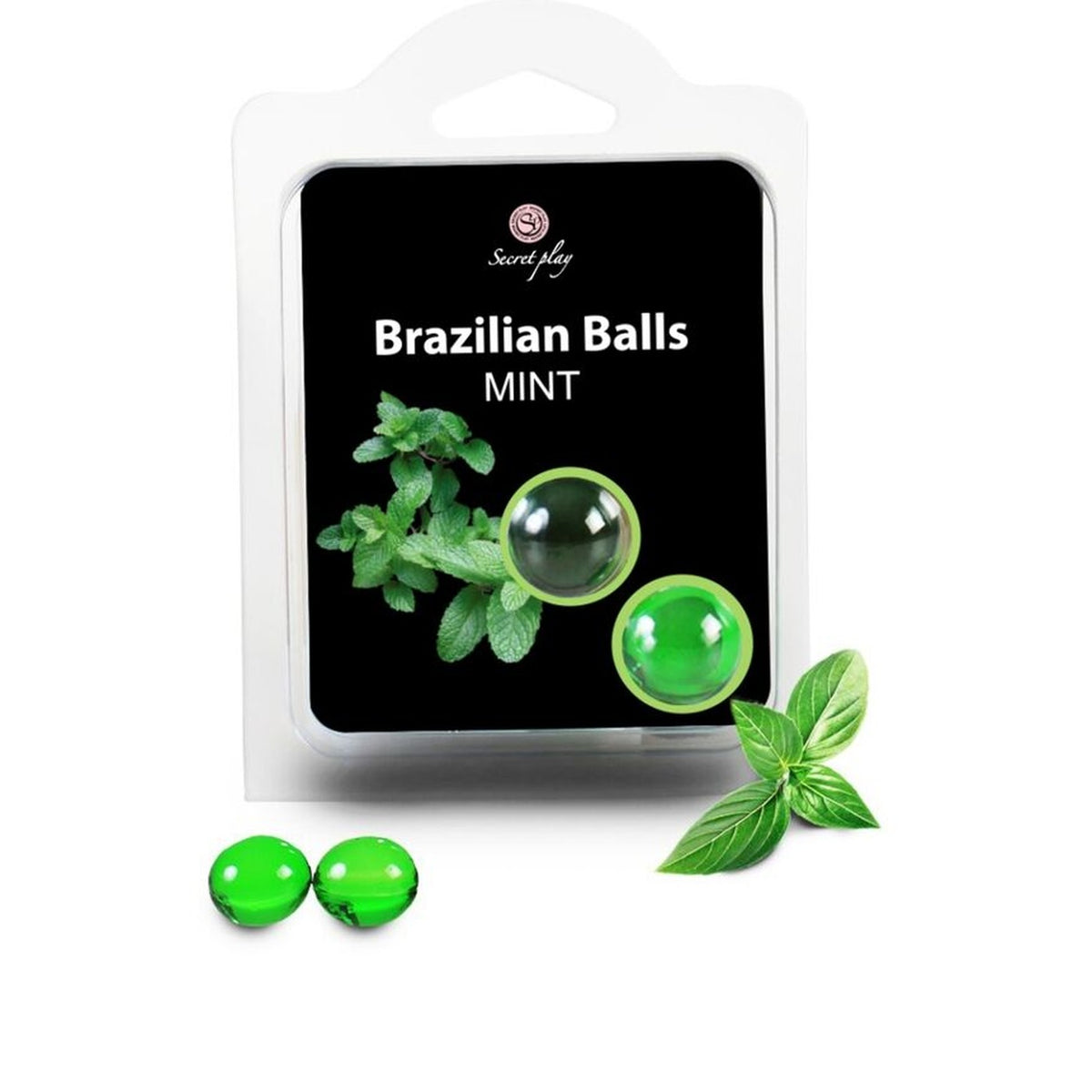Secretplay – Boules brésiliennes de massage, menthe (lot de 2)