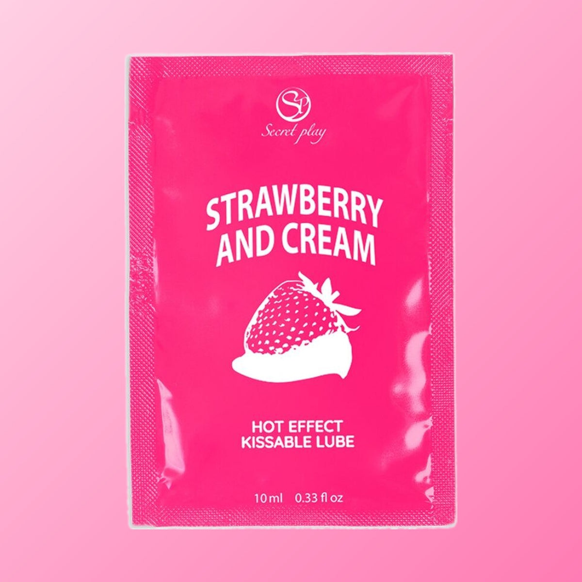 SECRETPLAY - MONODOSIS LUBRICANTE FRESAS & NATA 10 ML