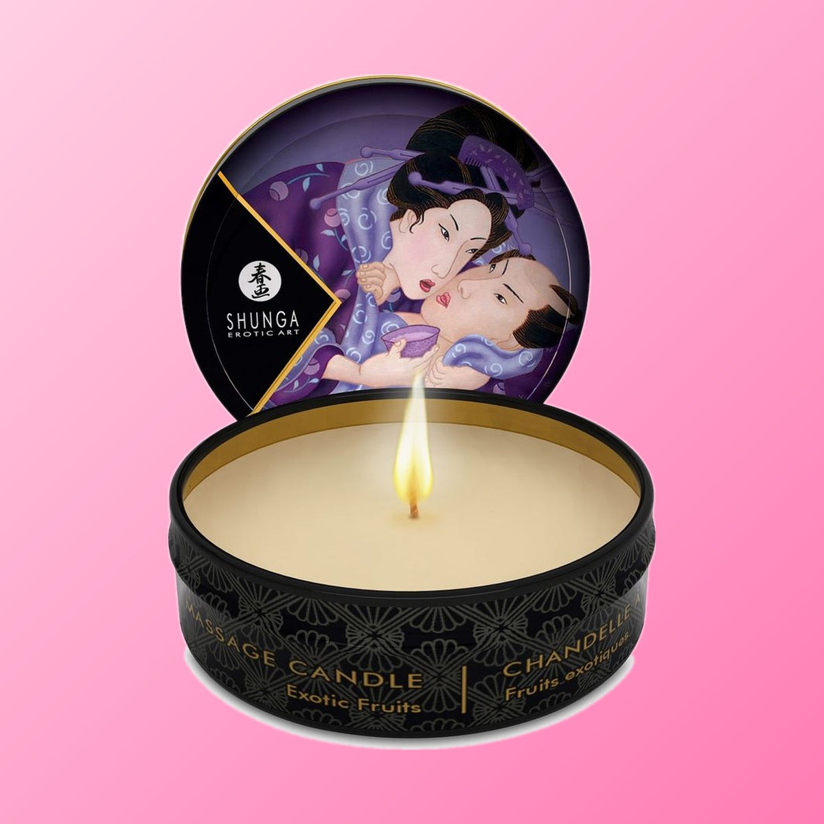 SHUNGA - MINI CARESS BY CANDELIGHT BOUGIE DE MASSAGE FRUITS EXOTIQUES 30 ML