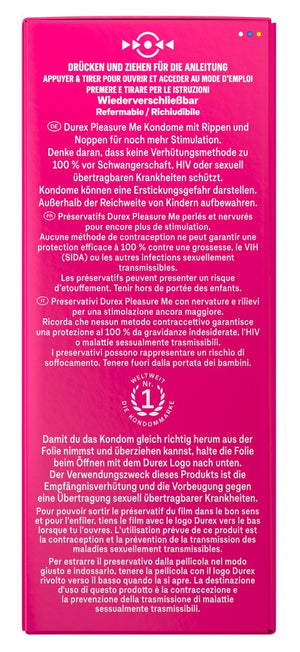 Durex Pleasure Me x 40
