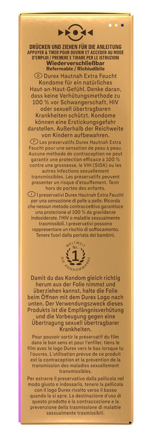 Durex Hautnah Extra Feucht x10