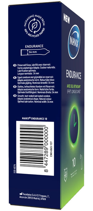 Manix Endurance Condom x10