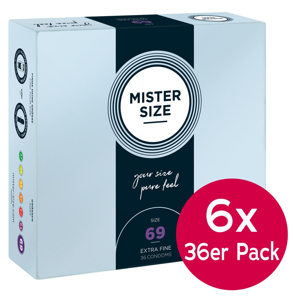 Mister Size 69mm 6xpack of 36