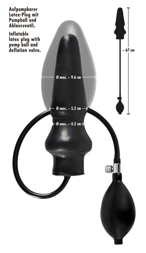 Latex Plug Inflatable