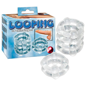 2er Silicon Ring set Looping