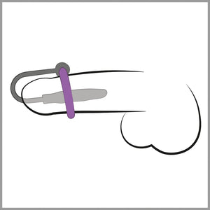 Penis Plug+Silicone Glans Ring