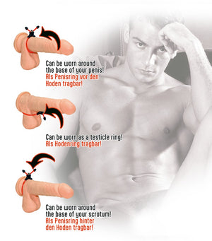 Red Sling Cock RIng