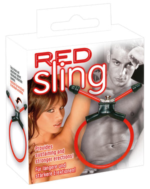 Red Sling Cock RIng
