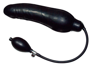 Infl. Dildo Black Latex Balloo