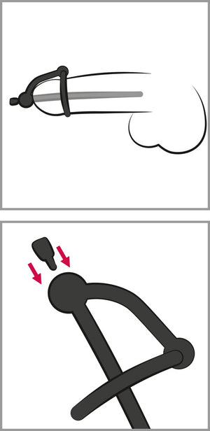 Penis plug Piss Play with Stop