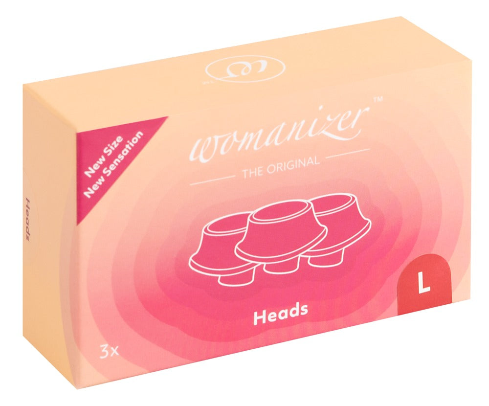 Embouts Womanizer – Rouge · taille L (lot de 3)