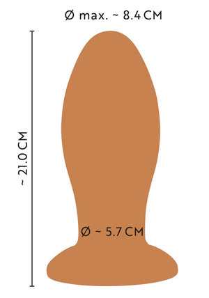 ANOS Giant soft butt plug with