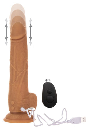 9" Thrusting Dong RC Caramel