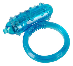 Vibrating cockring blue