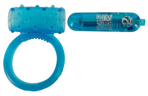 Vibrating cockring blue