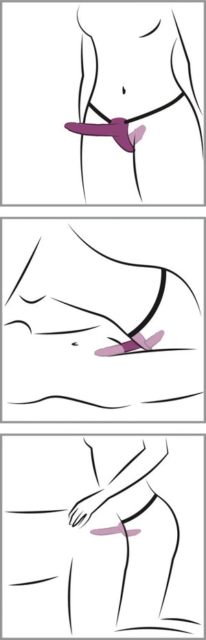 Vibrating Strap-on Duo