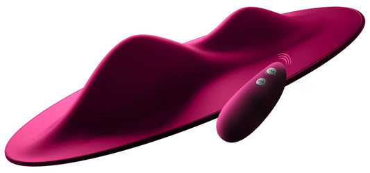 🌊 Vibepad – Coussin vibrant mains libres (2 moteurs, 7 modes)