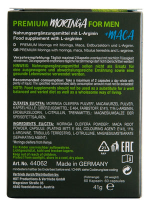 HOT BIO Moringa Man Caps 60pcs