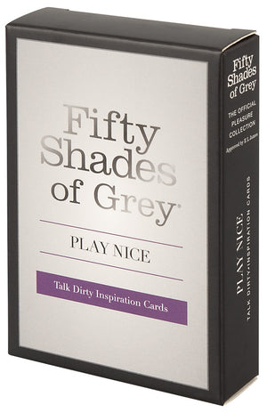 FSOG Play Nice Talk Dirty Card