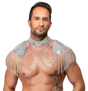 Bad Spiked Collar and shoulder