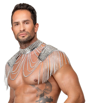 Bad Spiked Collar and shoulder