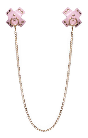 BK Nipple Stickers Pink Chain