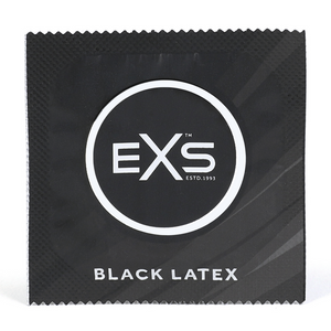 EXS Black Latex Condoms - Préservatifs - 100 Pièces