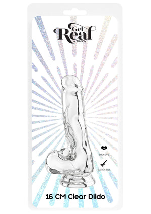 Clear Dildo TPE 16 cm