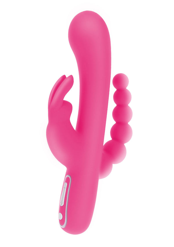 Vibromasseur triple plaisir
