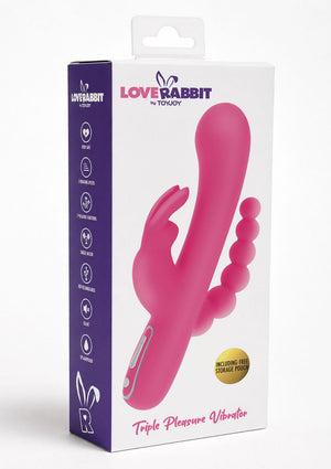 Vibromasseur triple plaisir