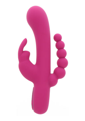 Vibromasseur triple plaisir