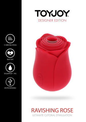 Stimulateur par pulsions d'air Rose ravissante