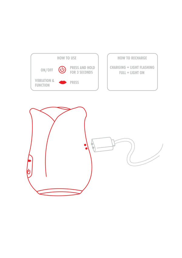 Stimulateur par pulsions d'air Rose ravissante