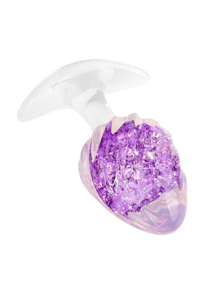 Plug anal en cristal moyen