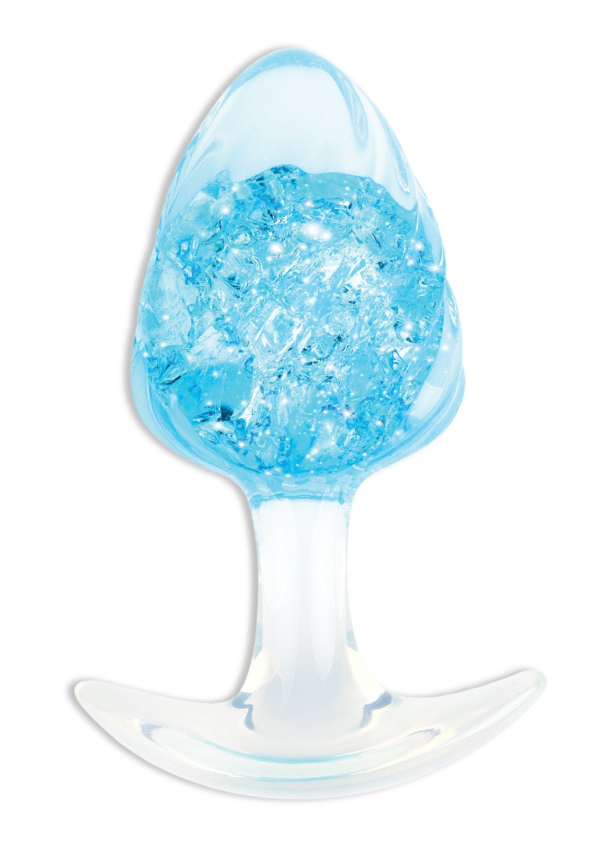 Plug anal en cristal grand
