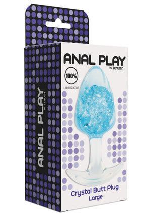 Plug anal en cristal grand