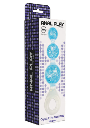 Plug anal Crystal Trio - taille M