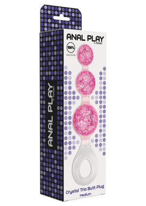 Plug anal Crystal Trio - taille M