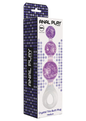 Plug anal Crystal Trio - taille M